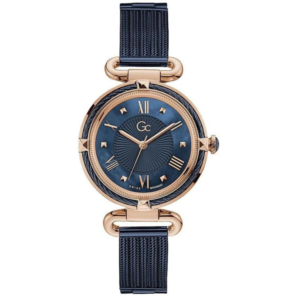 GC Stainless Steel Dress Watch Women Blue Watches